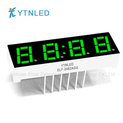 0.28inch Four digit led display Common Cathode Anode Red Olivine Emerald Blue White color ELF-2482AS BS AG BG AGG BGG AB BB AW BW