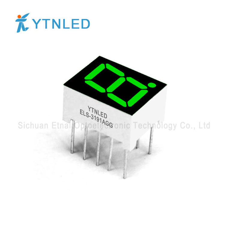 0.39inch Single digit led display Common Cathode Anode Red Olivine Emerald Blue White color ELS-3191AS BS AG BG AGG BGG AB BB AW BW