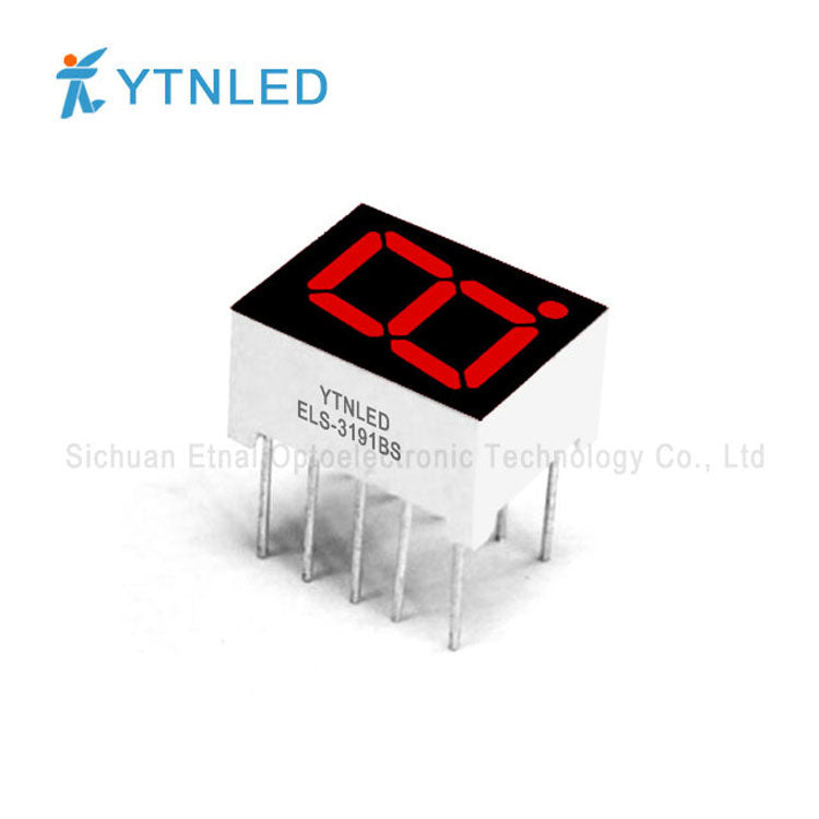 0.39inch Single digit led display Common Cathode Anode Red Olivine Emerald Blue White color ELS-3191AS BS AG BG AGG BGG AB BB AW BW