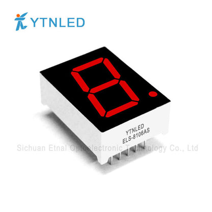 0.8inch Single digit led display Common Cathode Anode Red Olivine Emerald Blue White color ELS-8106AS BS AG BG AGG BGG AB BB AW BW