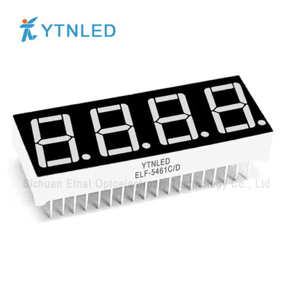 0.56inch Four digit led display Common Cathode Anode Red Olivine Emerald Blue White color ELF-5461CS DS CG DG CGG DGG CB DB CW DW