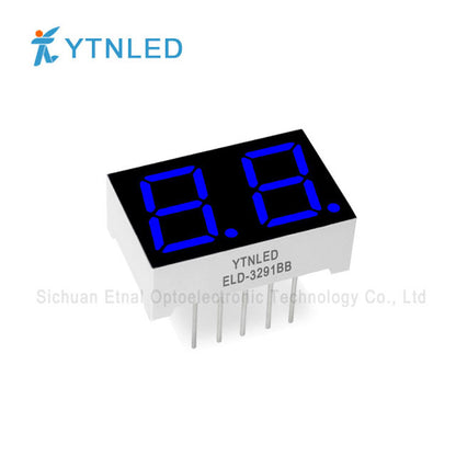 0.39inch Dual digit led display Common Cathode Anode Red Olivine Emerald Blue White color ELD-3291AS BS AG BG AGG BGG AB BB AW BW