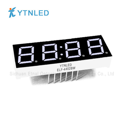 0.4inch Four digit led display Common Cathode Anode Red Olivine Emerald Blue White color ELF-4402AS BS AG BG AGG BGG AB BB AW BW