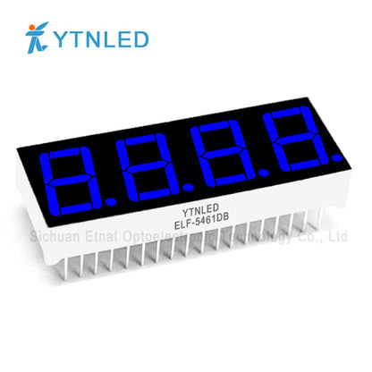 0.56inch Four digit led display Common Cathode Anode Red Olivine Emerald Blue White color ELF-5461CS DS CG DG CGG DGG CB DB CW DW